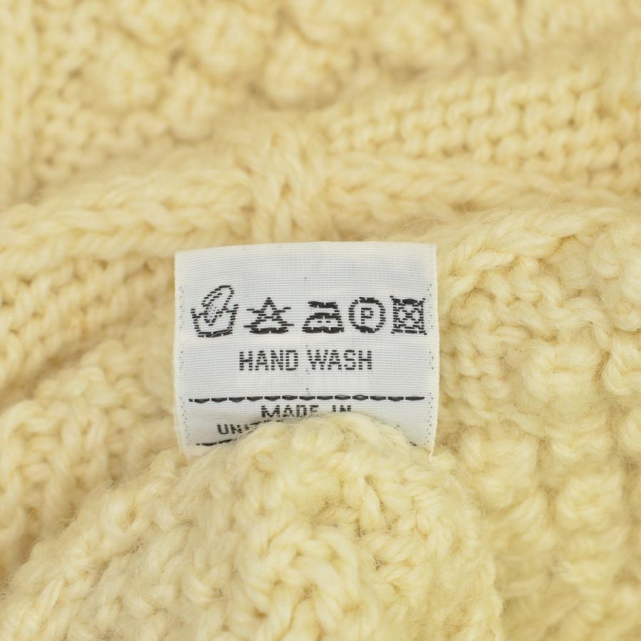 【SYLVIAMARY】アランケーブル編み長袖ニットセーター SYLVIA MARY アランケーブル編み 長袖ニットセーター : ブランド古着の