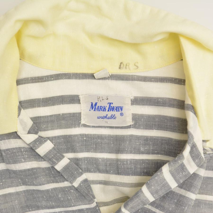 【MARKTWAIN】50s〜60s 2ポケットオープンカラー半袖シャツ MARK TWAIN 50s〜60s 2ポケットオープンカラー 半袖シャツ : ブランド
