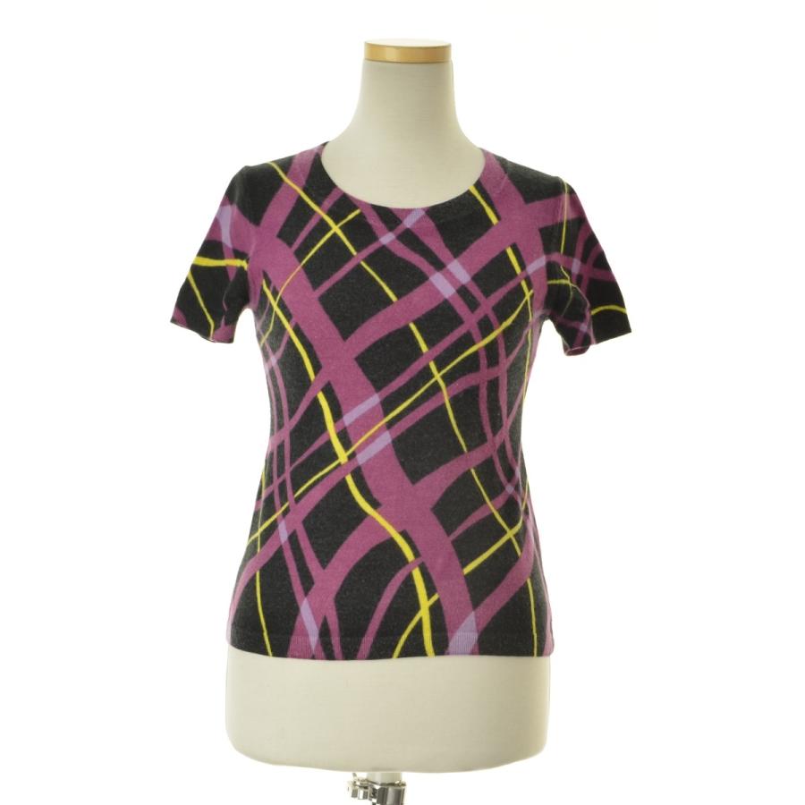 MARLENEDAM / マーレンダム 総柄ニットアンサンブル 長袖カーディガン  