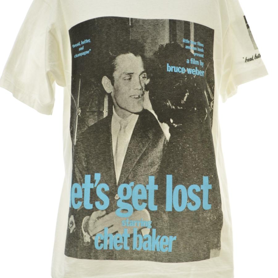 Bruce Weber / ブルース ウェーバー 80s FRUIT OF THE LOOM ボディ Let' get lost chest baker 半袖Tシャツ｜kanful｜04