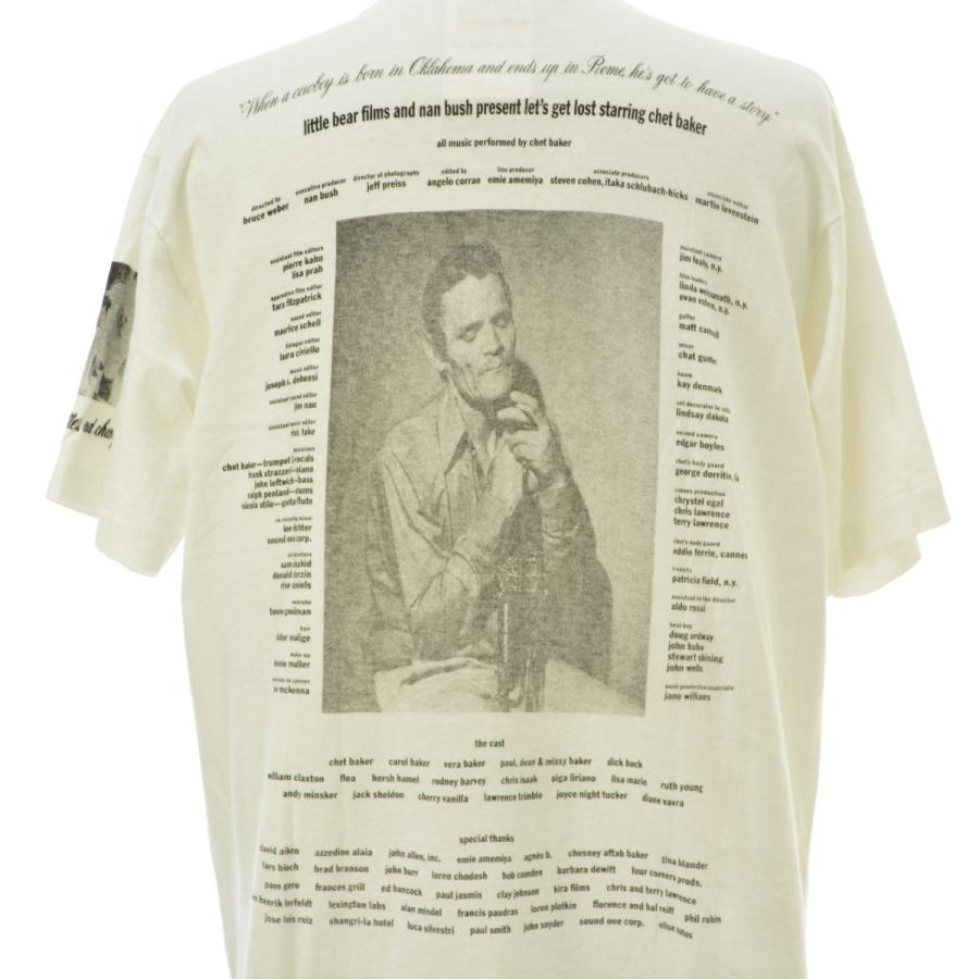 Bruce Weber / ブルース ウェーバー 80s FRUIT OF THE LOOM ボディ Let' get lost chest baker 半袖Tシャツ｜kanful｜05