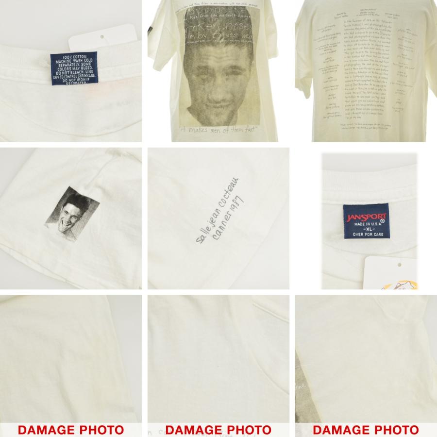 Bruce Weber / ブルース ウェーバー 80s JANSPORT ボディ Broken Noses 1987 Andy Minsker 半袖Tシャツ｜kanful｜03