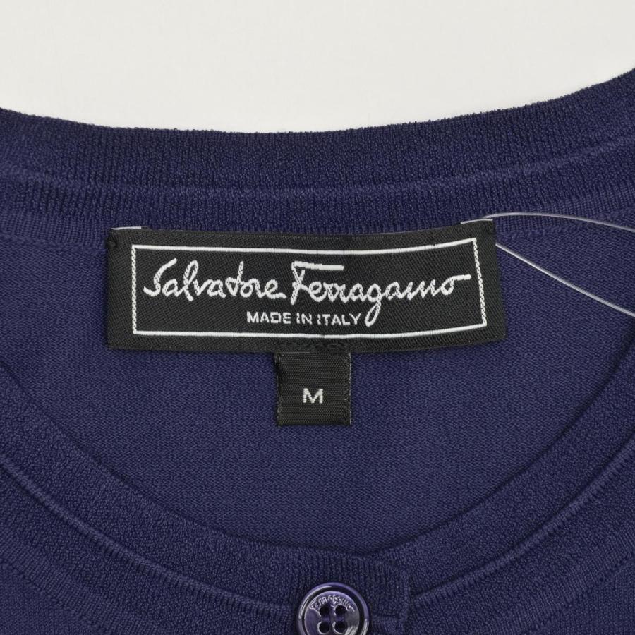 【SalvatoreFerragamo】0663881 ニット五分袖カーディガン FERRAGAMO（フェラガモ） Salvatore Ferragamo / サルバトーレ
