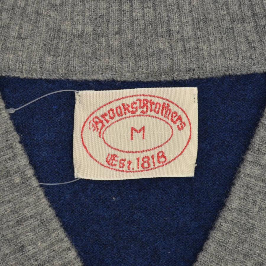 BROOKS BROTHERS / ブルックスブラザーズ ウールVネック ニットベスト G006254390ブランド古着の買取販売カンフル