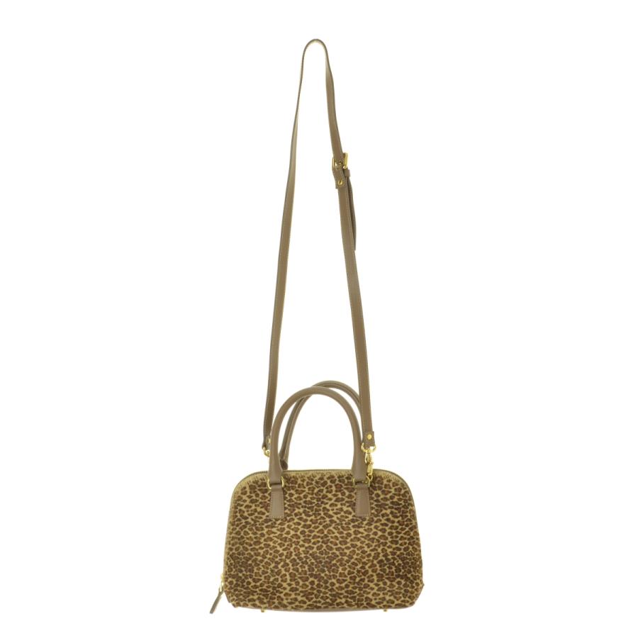 GIANNI NOTAROジャンニノターロレオパードショルダーバッグ