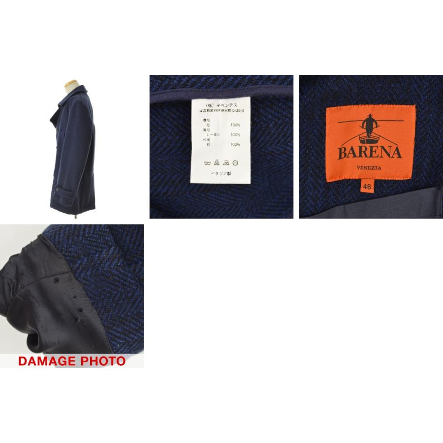 barena ダブルコート チェック