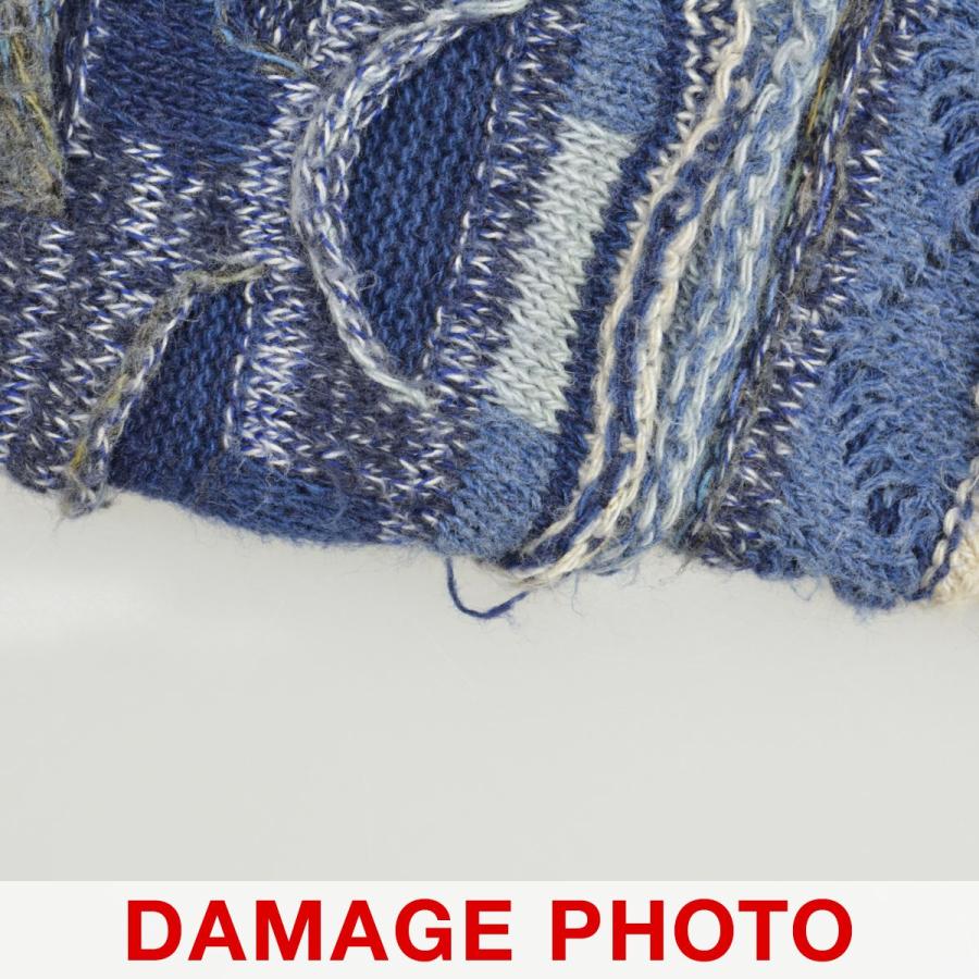 【ROUNDTREE&YORKE】3D ストライプ長袖ニットセーター ROUNDTREE & YORKE 3D ストライプ 長袖ニットセーター : ブランド古着