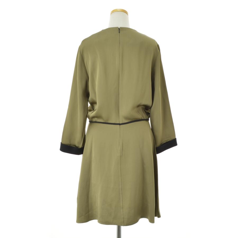 Victoria, Victoria Beckham / ヴィクトリア ベッカム サテン 七分袖ワンピース
