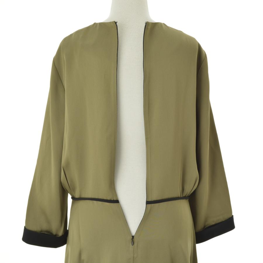 Victoria, Victoria Beckham / ヴィクトリア ベッカム サテン 七分袖ワンピース