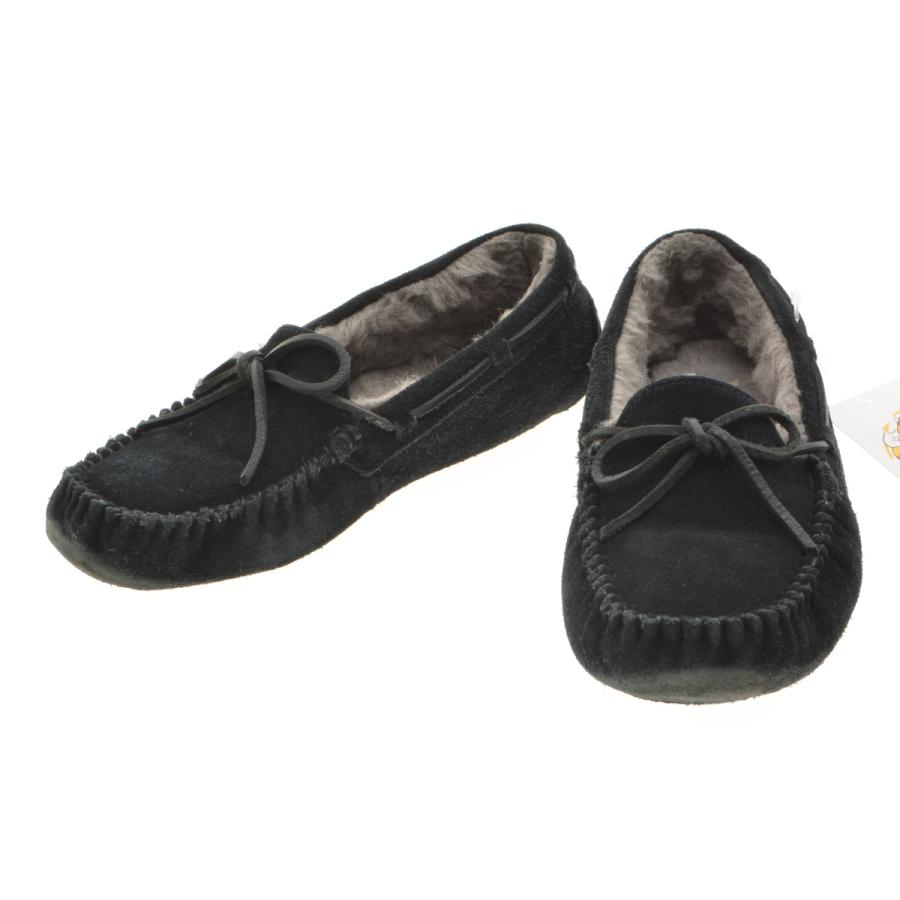 UGG アグ DAKOTAブラック Black ムートン モカシン 23cm