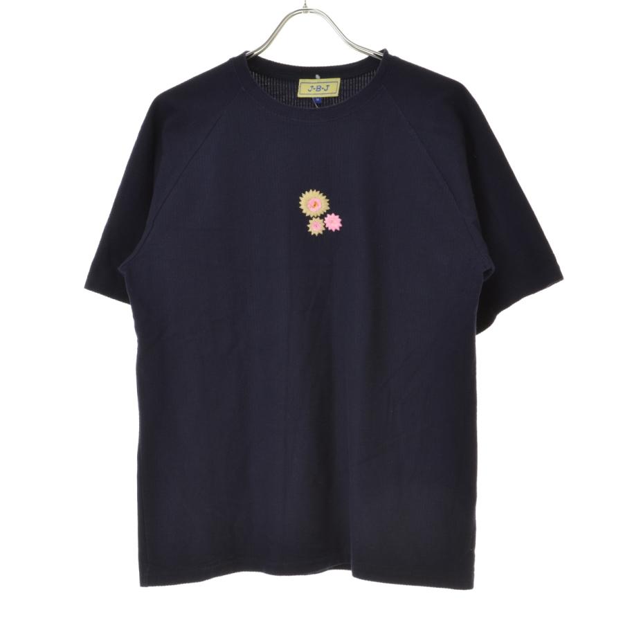 J-B-J / ジェイビージェイ フラワー刺繍ラグラン 半袖Tシャツ  