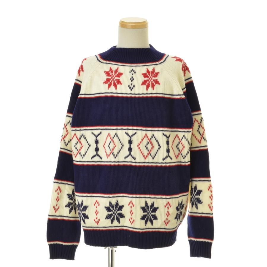 JC PENNEY / ジェーシーペニー 70s〜 ノルディック モックネック 長袖 
