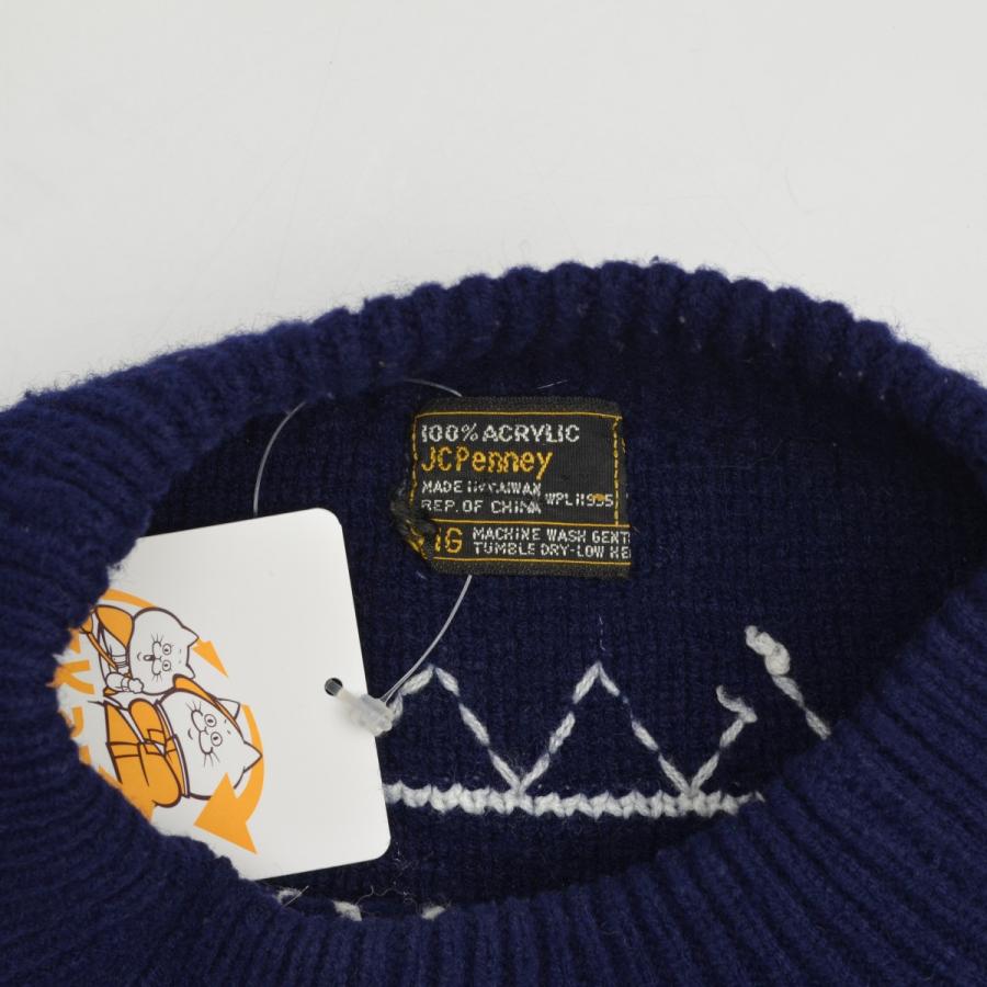 JC PENNEY / ジェーシーペニー 70s〜 ノルディック モックネック 長袖