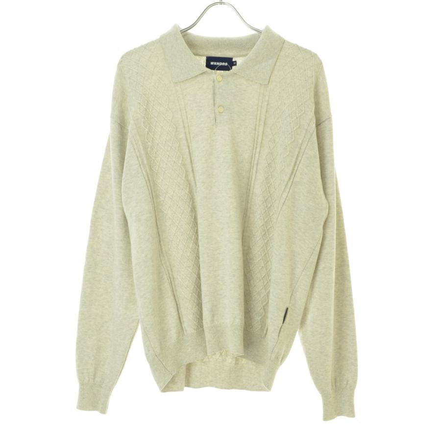 WKNDRS / ウィークエンダーズ KNITTED DIAMOND POLO ニット 