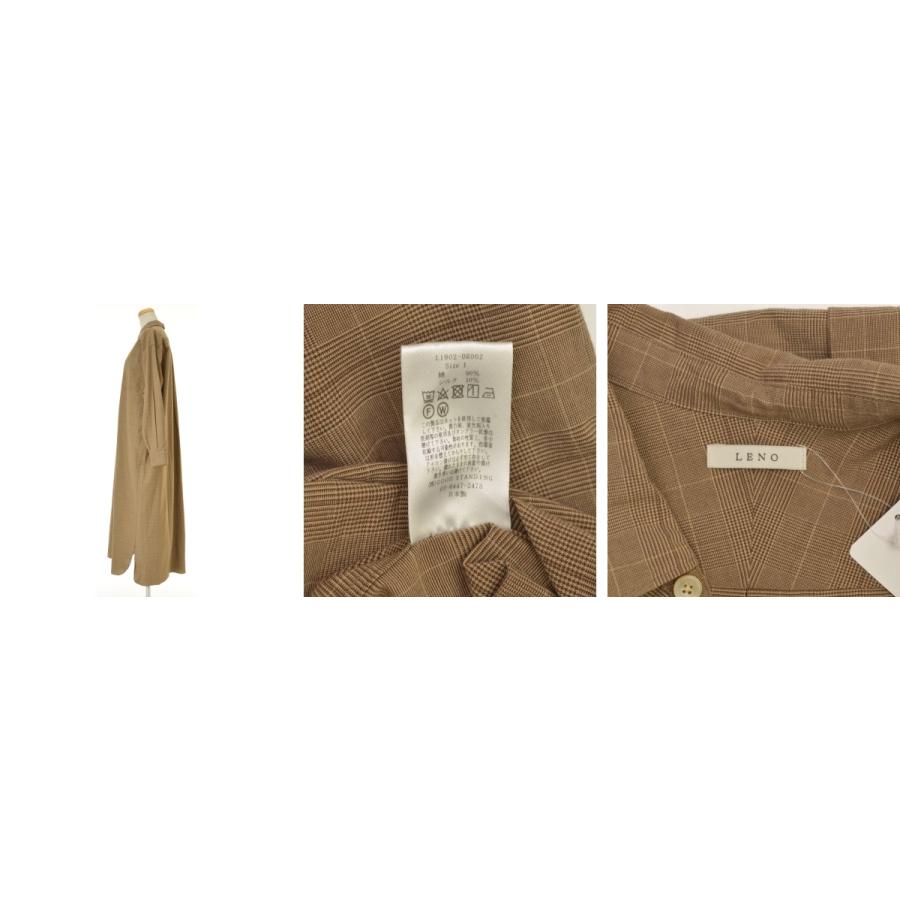 LENO / リノ L1902-DR002 コットンシルクグレンチェックプルオーバー  