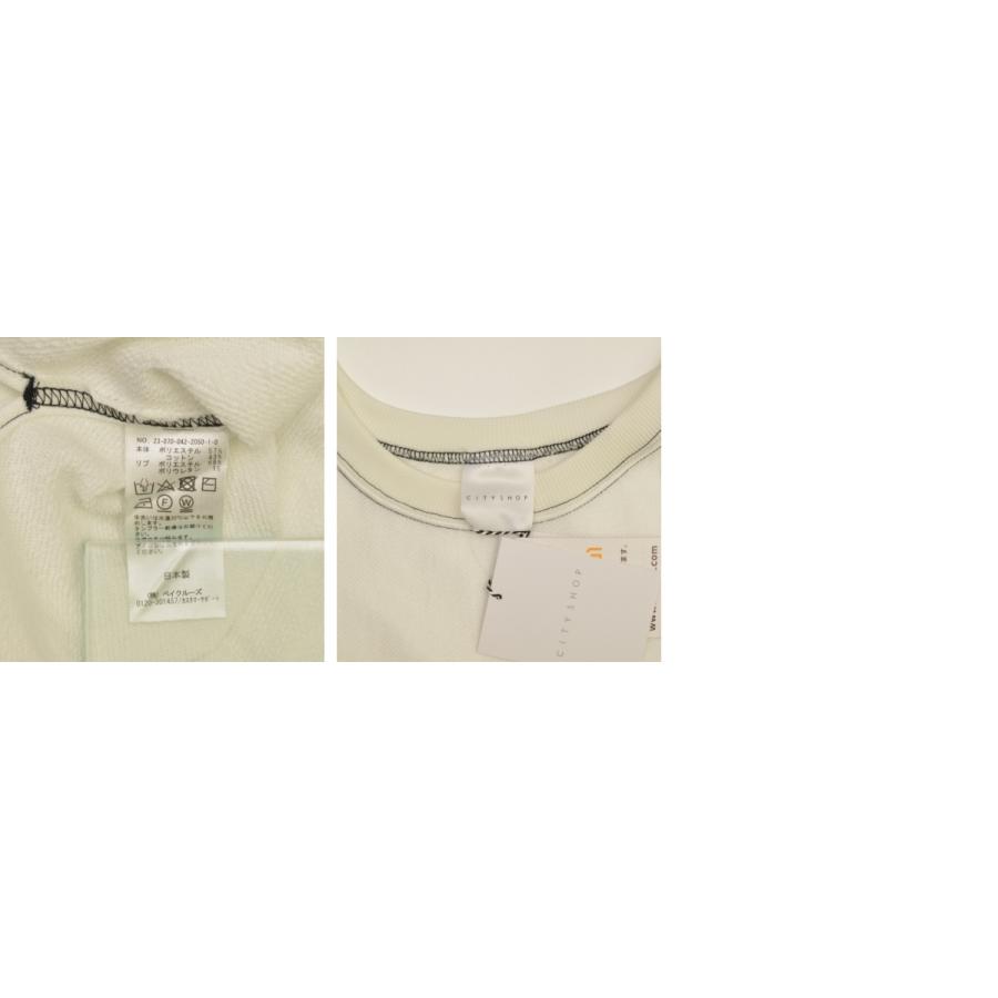 CITYSHOP (シティショップ) ■ ①③ 23070042205010 FOOTBALL TEE  レディース ブラック FREE CITYSHOP / シティショップ 23SS 23070042205010 FOOTBALL TEE 長袖