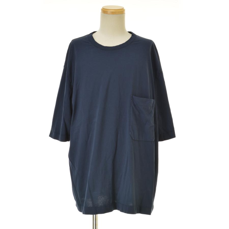 LEMAIRE / ルメール TO1025 LJ074 SHORT SLEEVE T-SHIRT(DARK SAPPHIRE  