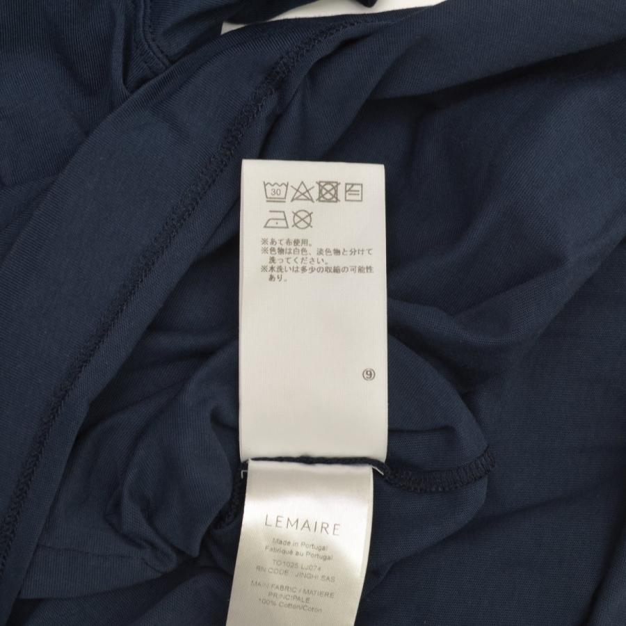 LEMAIRE / ルメール TO1025 LJ074 SHORT SLEEVE T-SHIRT(DARK SAPPHIRE  