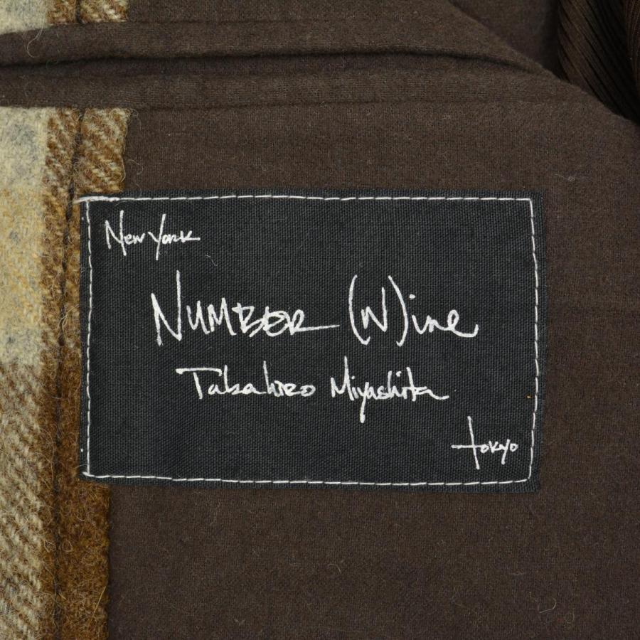 NUMBER (N)INE（ナンバーナイン） archive チェック ウールコート