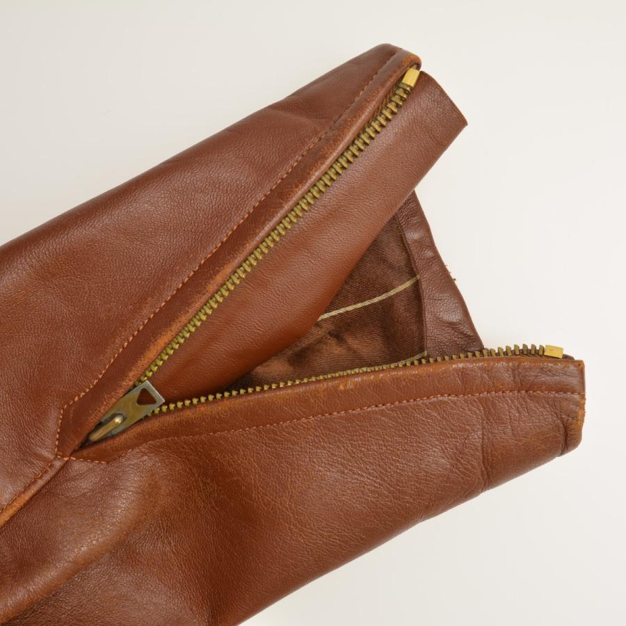 VINTAGE VINTAGE / ヴィンテージ 50s〜 ダブル ECLAIRジップ レザー