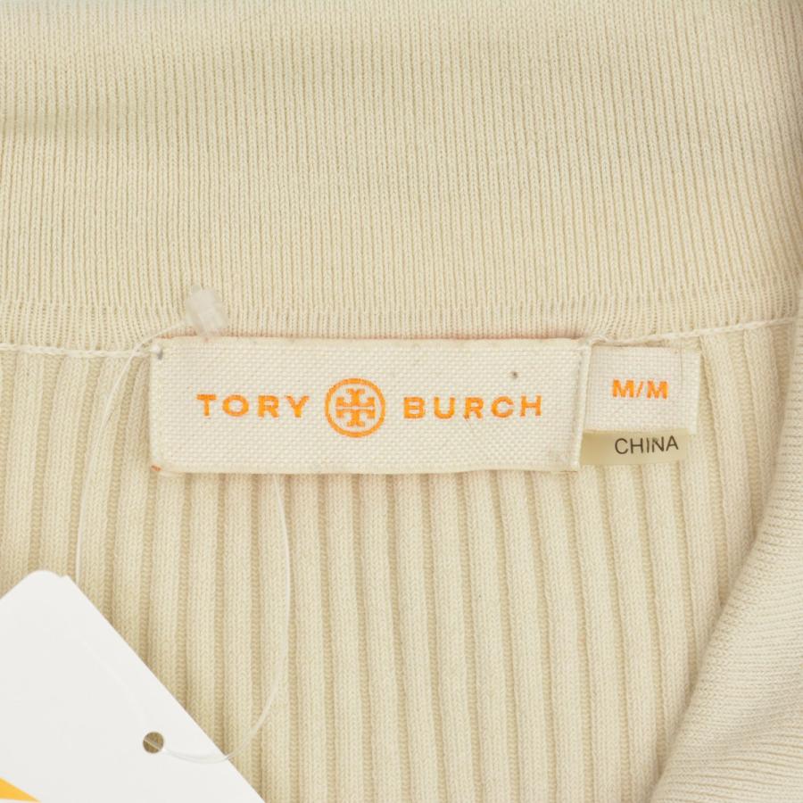 TORY BURCH / トリーバーチ ニットポロ 五分袖シャツ｜kanful｜05