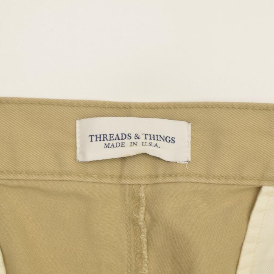 【THREADS&THINGS】TT212BM14011 2プリーツパンツ THREADS&THINGS TT212BM14011 2プリーツ パンツ : ブランド古着の買取
