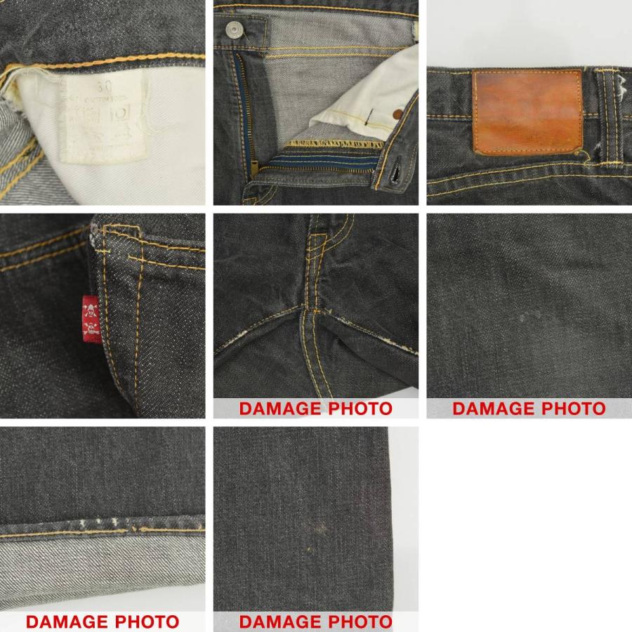 SKULL JEANS（スカルジーンズ） 5010XX セルビッチ ブラック デニム