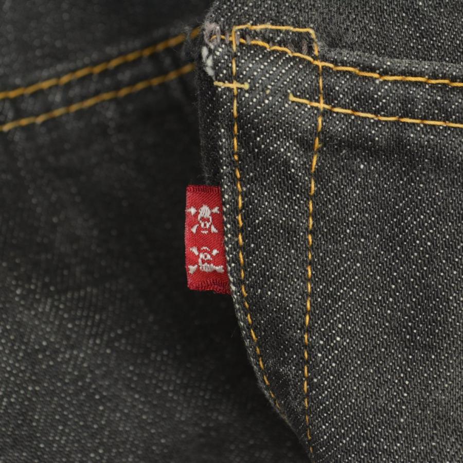 SKULL JEANS（スカルジーンズ） 5010XX セルビッチ ブラック デニム