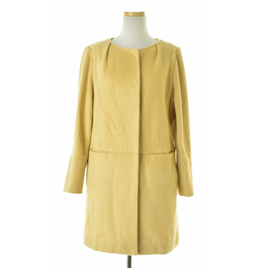 【美品・完売品】　Spick and Span ノーカラーシャギーコート Spick and Span Noble（スピックアンドスパンノーブル） NOBLE SPICK