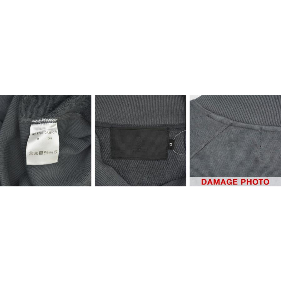 K ITO / ケーイトウ 23AW KITO-23AW-C-9 スーピマ裏毛Vネック 長袖  