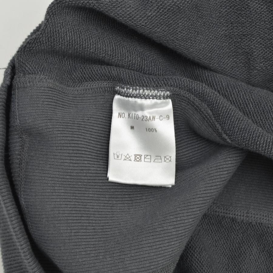 K ITO / ケーイトウ 23AW KITO-23AW-C-9 スーピマ裏毛Vネック 長袖