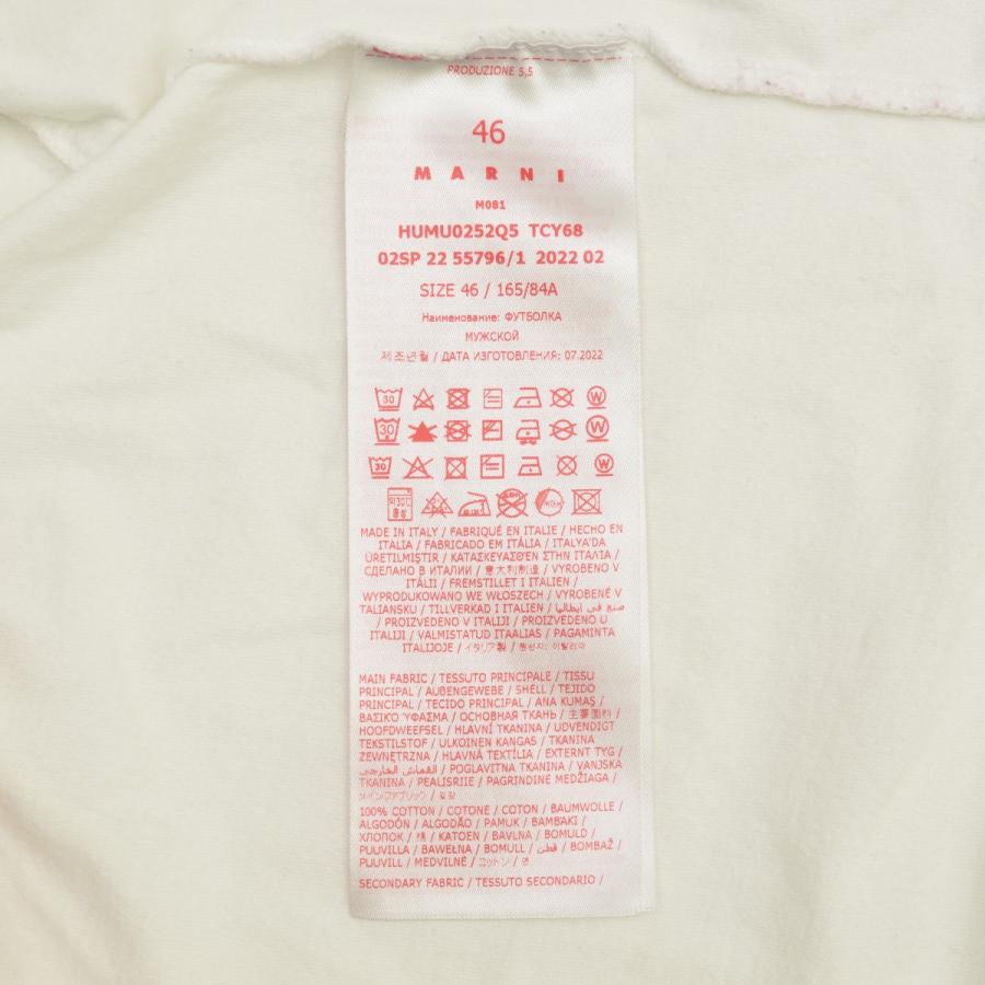 MARNI / マルニ 22AW HUMU0252Q5 シャツ切替スリーブ 長袖Tシャツ 