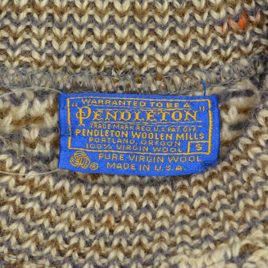トップス 【PENDLETON】70s〜 ジャガード長袖ニットセーター