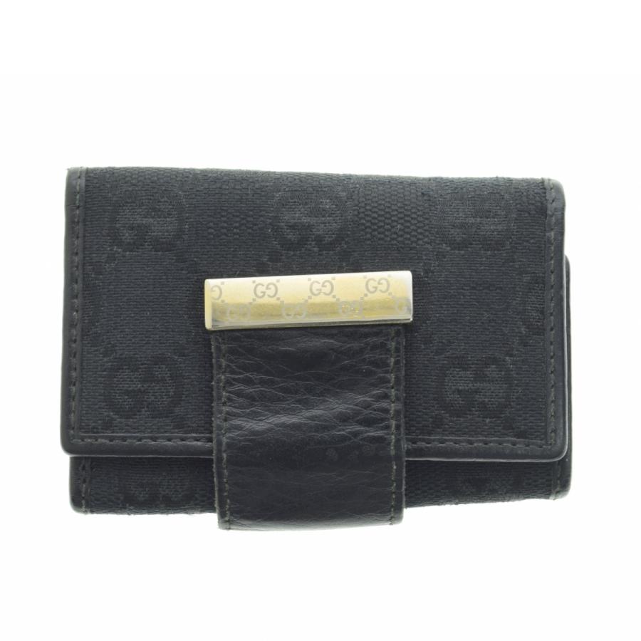 GUCCI / グッチ 212098 GGキャンパス 6連 キーケース : ブランド古着の