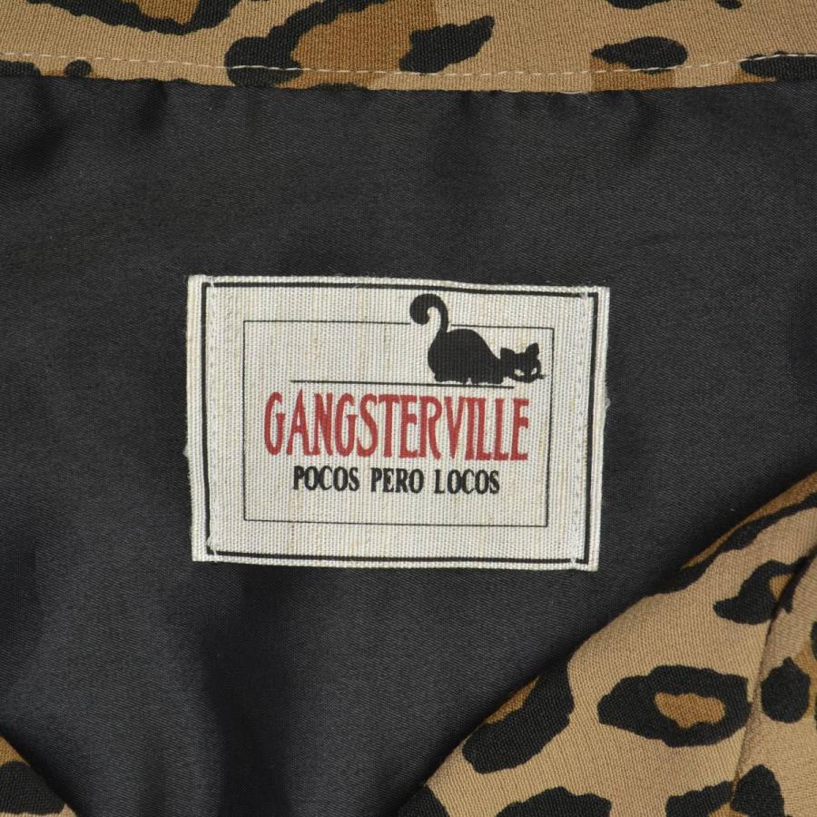 GANGSTERVILLE 20SS RISE ABOVE L/S SHIRT レオパード オープン 長袖シャツ｜kanful｜05