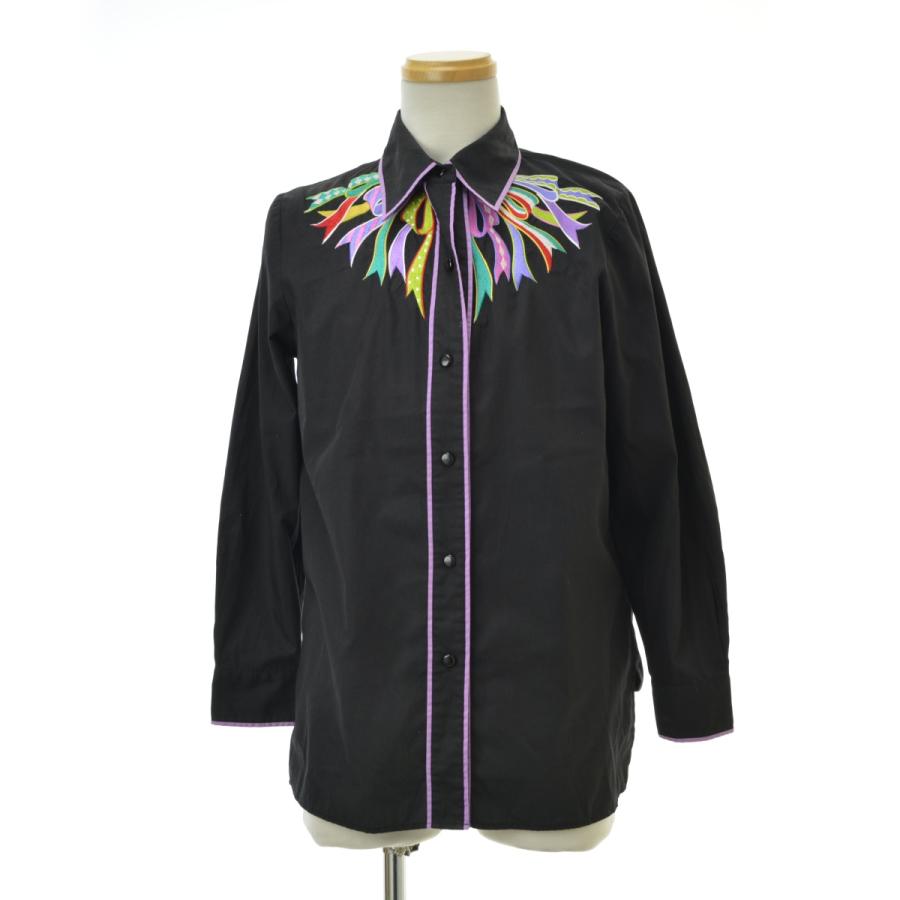【BOBMACKIE】パイピングリボン長袖シャツ BOB MACKIE / ボブ マッキー パイピングリボン 長袖シャツ : ブランド