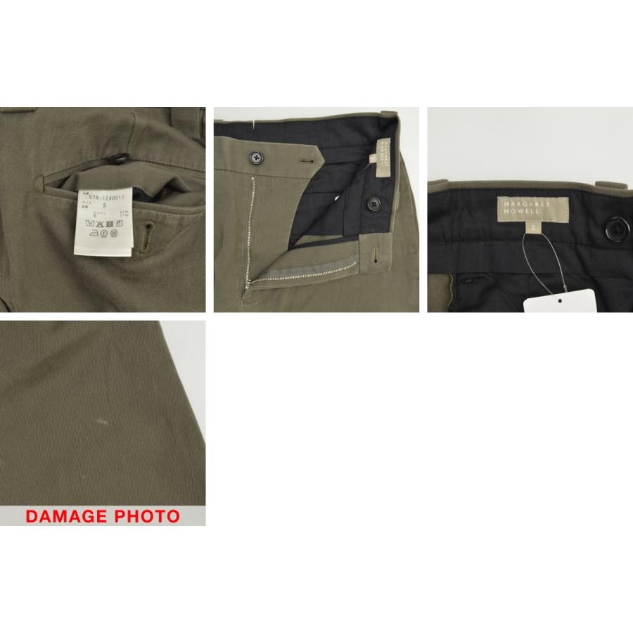 411t*美品 マーガレットハウエル コットンウール ツイル パンツ MARGARET HOWELL（マーガレットハウエル） 579-1240011 COTTON WOOL