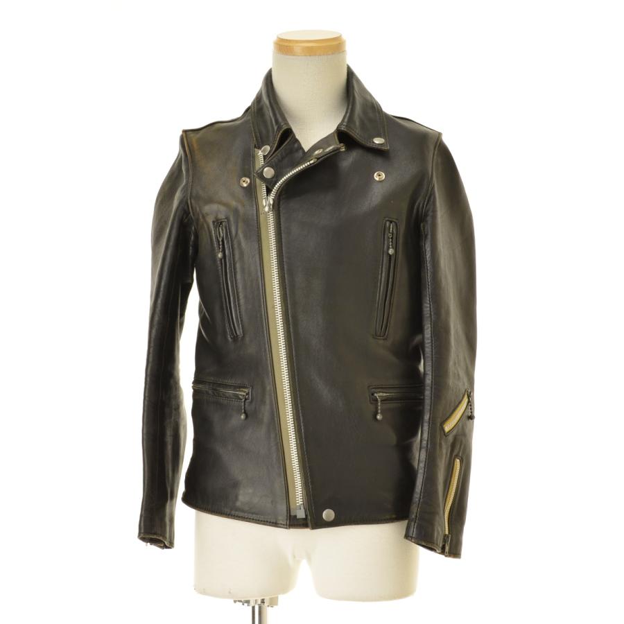 ADDICT CLOTHES AD-02 ダブルライダースシープスキン 40