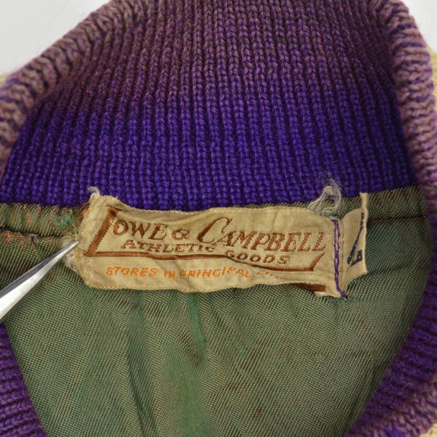 LOWE & CAMPBELL 40s アワード ベースボールジャケット : ブランド古着