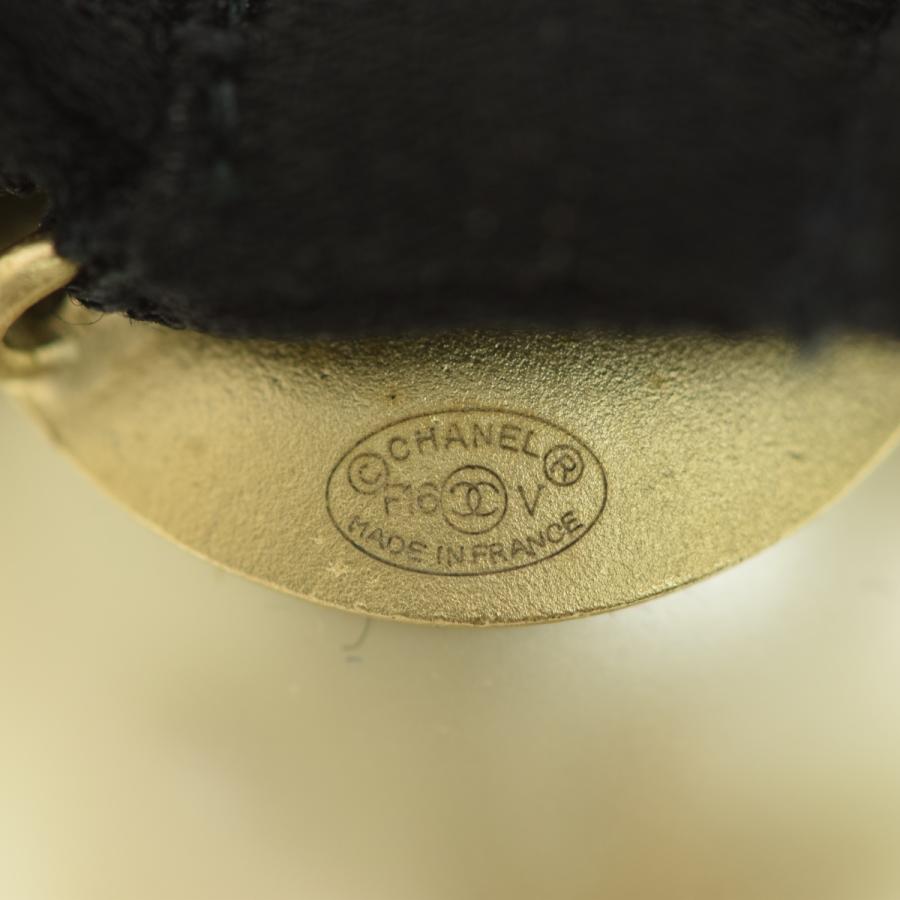 CHANEL（シャネル） F16V ビッグパール ココマーク ヘアゴム シュシュ