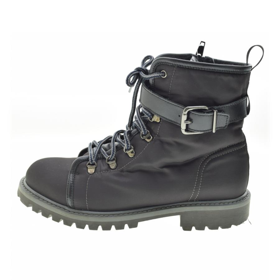 EMPORIO ARMANアルマーニブーツサイドジップブラック