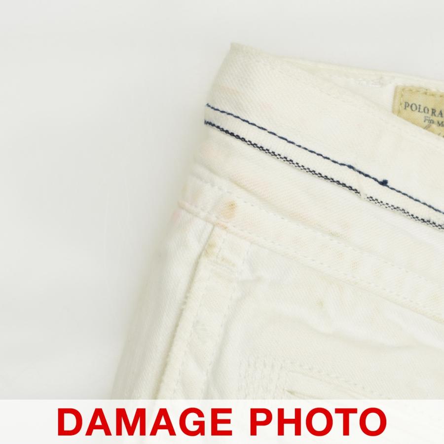 美品 ラルフローレン リペア チノパンツ 36/32 POLO RALPH LAUREN / ポロ ラルフローレン STRAIGHT FIT リペア加工