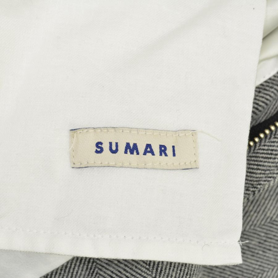 SUMARI / シュマリ S2204-50008 Herringbone Belted Slacks ヘリンボーン ベルテッド スラックス パンツ｜kanful｜05