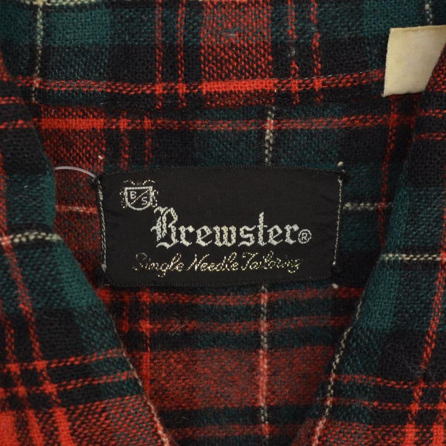Brewster 〜70s ウールチェック 長袖シャツ : ブランド古着の買取販売