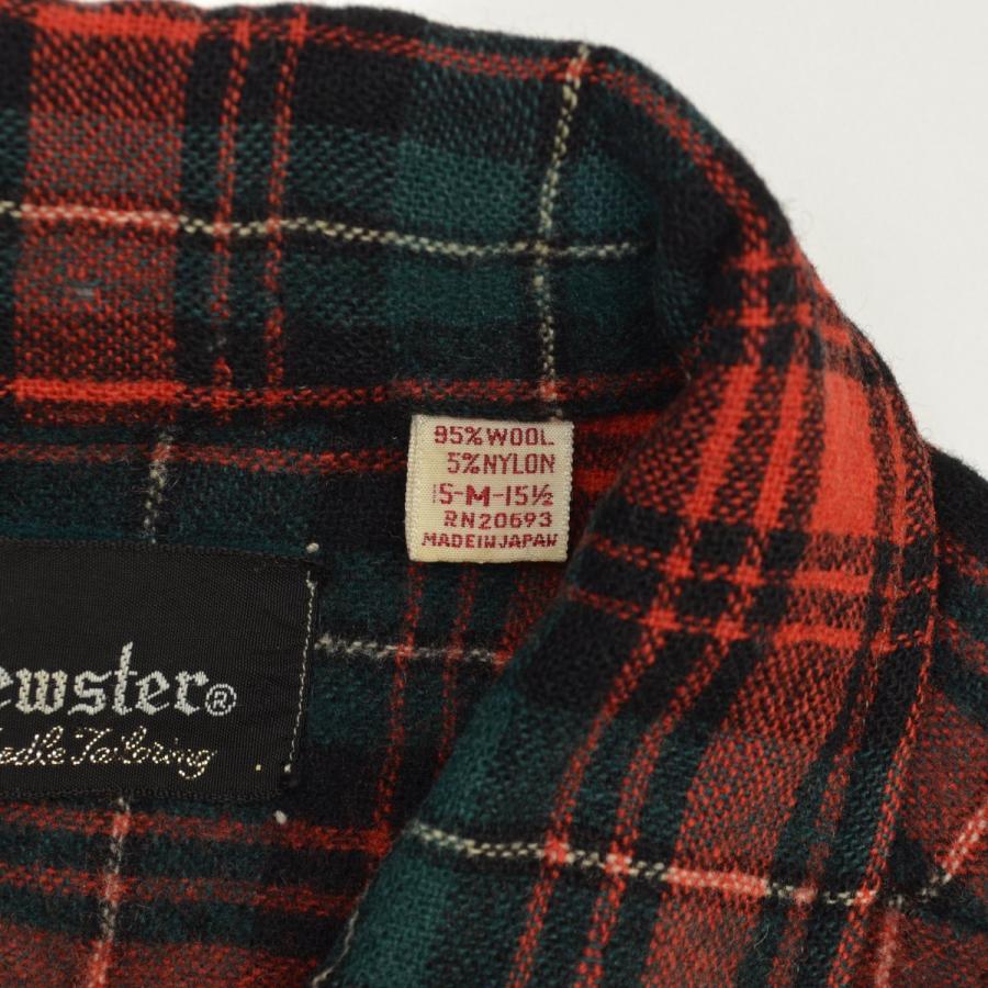 【Brewster】〜70s ウールチェック長袖シャツ Brewster 〜70s ウールチェック 長袖シャツ : ブランド古着の買取販売