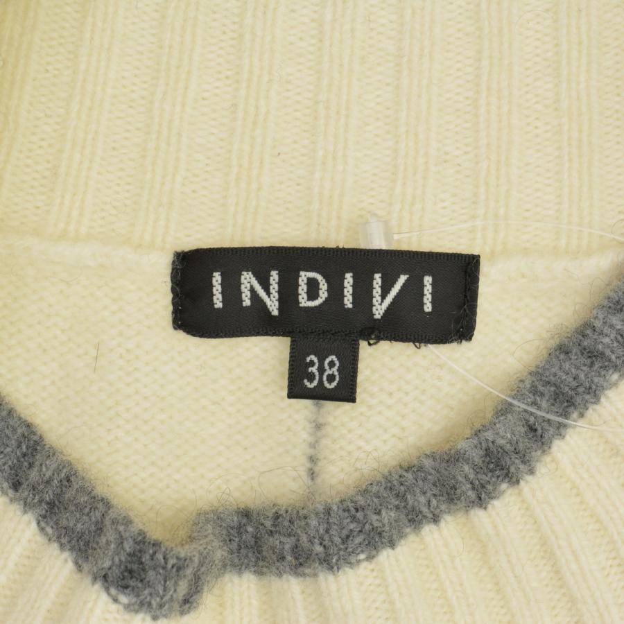 INDIVI / インディビ  127-17420 カシミヤ混バックスリット ハイネック 長袖ニットセーター｜kanful｜03