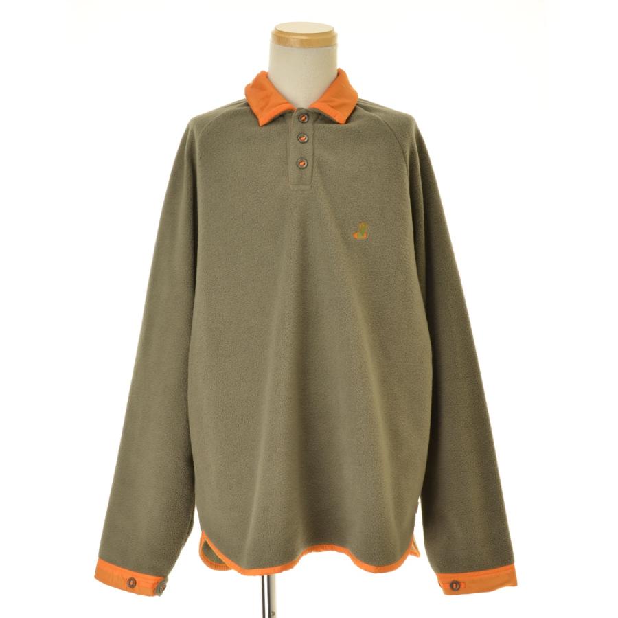 WHIMSY / ウィムジー 23AW WMS-23AW2-007 FLEECE RAGLAN POLO フリース 