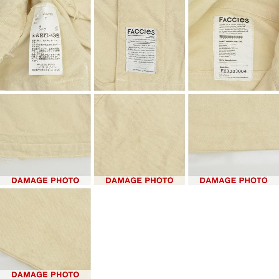 FACCIES / ファッチーズ 23SS F23S03004 Silk Nep Fatigue JK FACCIES / ファッチーズ 23SS F23S03004 Silk Nep Fatigue JK