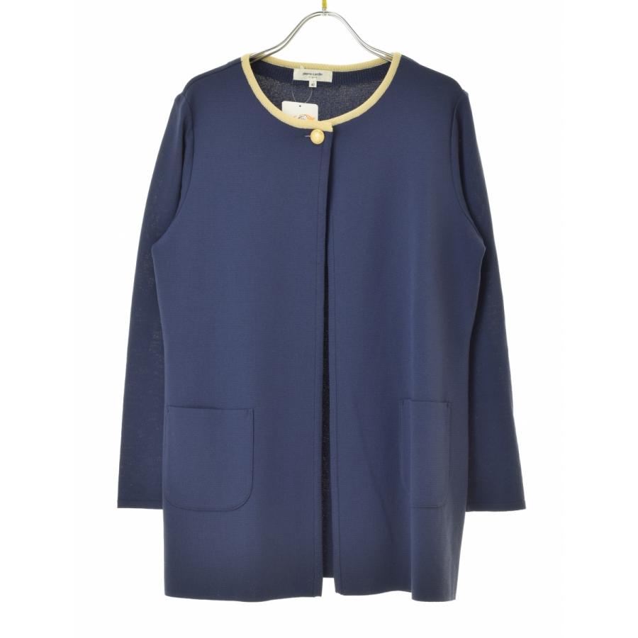 pierre cardin Pierre / ピエールカルダン signe ノーカラーニット  
