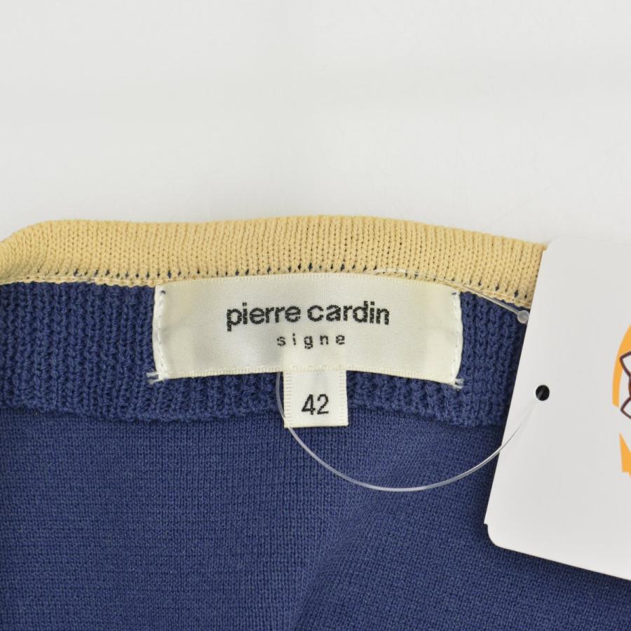 pierre cardin Pierre / ピエールカルダン signe ノーカラーニット  